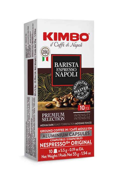 Kimbo Nespresso Alu Kapsule Napoli Kom Kimbors