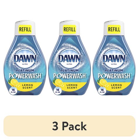 Pack Dawn Platinum Power Wash Dish Spray Dish Soap Lemon Refill