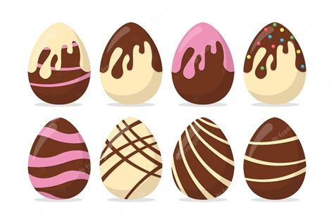 Premium Vector Easter Eggs Icons