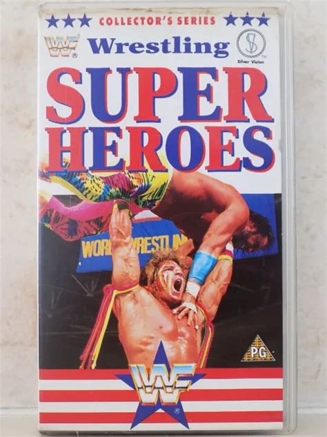 WWF WRESTLING SUPER Heroes Wrestling Video Vhs Tape Wwe Ultimate