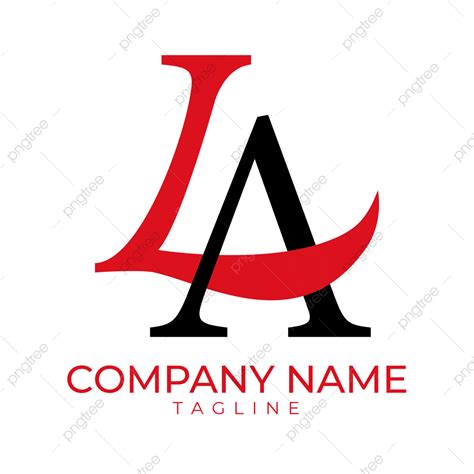 La Logo Vector Hd Images Letter Logo La Logo Letter La Letter Logo