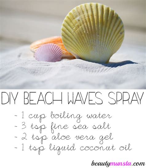 DIY Sea Salt Spray for Curly Hair - beautymunsta - free natural beauty hacks and more!