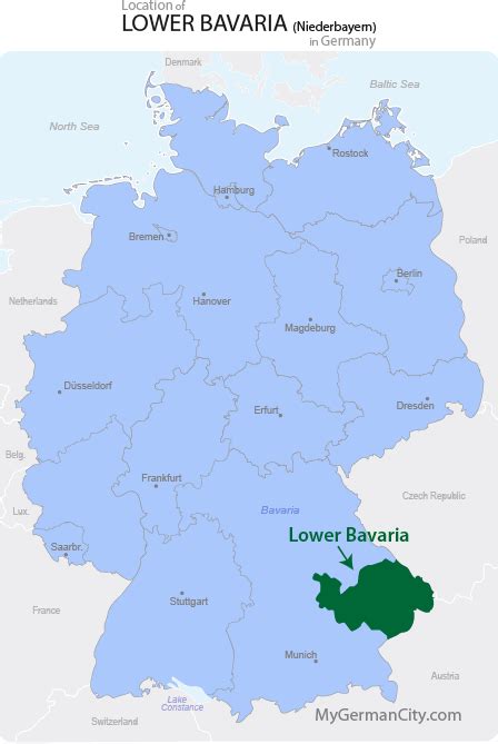 Lower Bavaria Map - Niederbayern Map