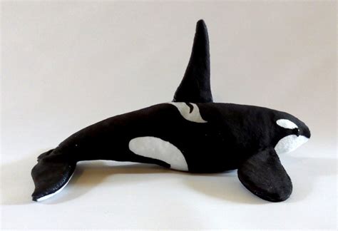 Cuddles Galore — A Handmade Orca Plushie Made Of Custom Printed