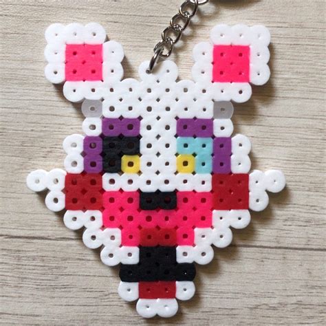 Fnaf Perler Beads Fuse Bead Keychains Handmade Pixel Art Etsy