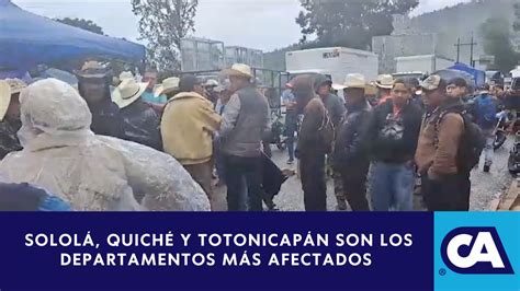 Manifestantes Contin An Realizando Bloqueos En El Pa S Canal Antigua