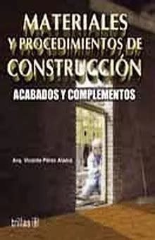 Libro Materiales Y Procedimientos De Construccion A Original Meses