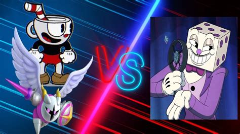 Mugen Cuphead Me And Galacta Knight Vs King Dice Boss Cpu Youtube