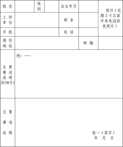 先进个人推荐审批表参考样表word文档在线阅读与下载无忧文档