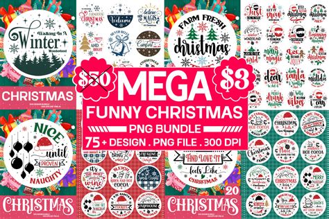 Christmas Round Sign Svg Bundle Christms Graphic By Gatewaydesign