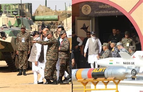 PM Modi In Tri Services Exercise Bharat Shakti 2024