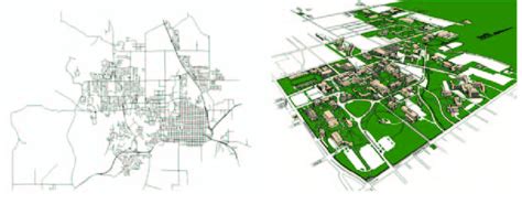 Street map of Manhattan and map of KSU main campus (Yong et al. 2003 ...