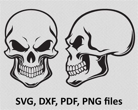 Cricut Skeleton Skull Svg Digital File Skull Base Svg Svg Files Clipart