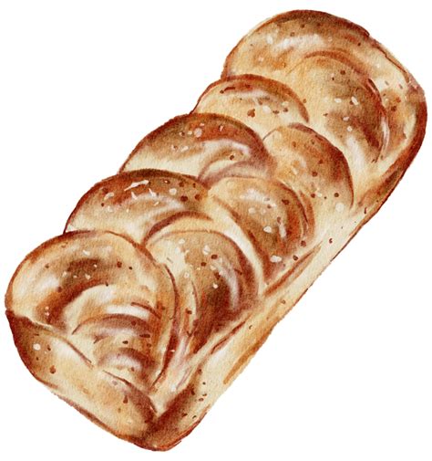 Watercolor Bakery Bread Pie Bake Hand Paint 10312921 PNG