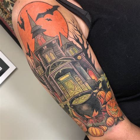 Tattoo Uploaded By Anatta Vela In 2024 Halloween Tattoos Sleeve