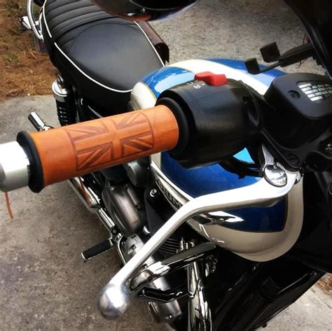 Vintage Mc Leather Hand Grips R Kustoms Co Ltd