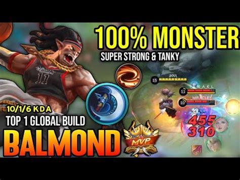 BALMOND BEST BUILD 2022 BUILD TOP 1 GLOBAL BALMOND GAMEPLAY MOBILE