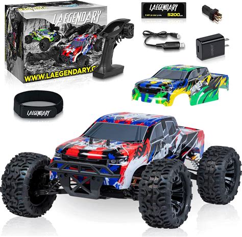 LAEGENDARY 1 10 Scale Brushless RC Cars 65 Kmh Speed India Ubuy