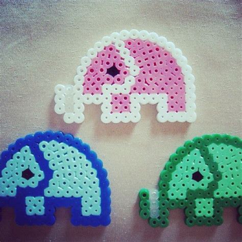 Elephant Perler Beads Strijkkralen Pinterest Perler Beads Beads And Hama Beads