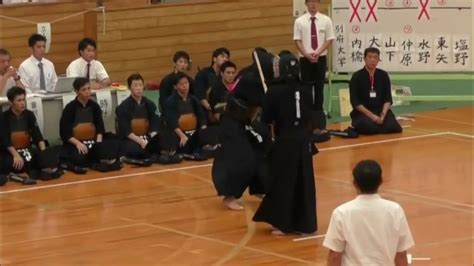 剣道 豪快な引小手 真田選手（大将：鹿屋体育大学）日本代表候補 】匠の技 偉大な剣士 見事な一本 Amazing