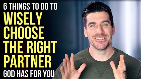 How To Wisely Choose A Partner Just Right For You Youtube