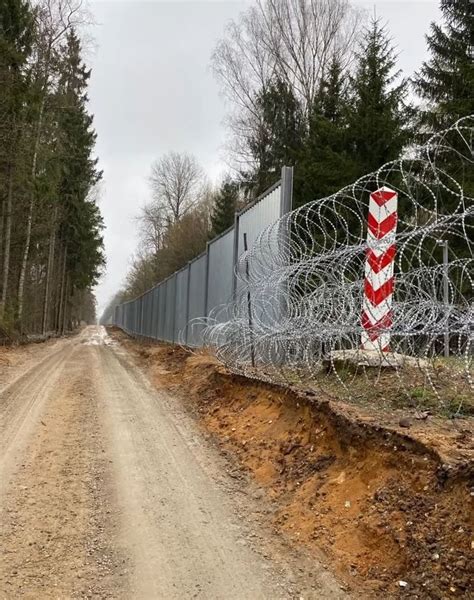 Zapora Na Granicy Polsko Bia Oruskiej Powstaje Zgodnie Z Harmonogramem