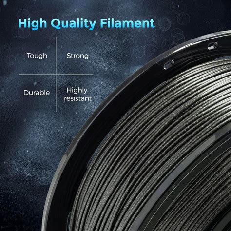 Flashforge Galaxy Pla D Printing Filament Kg Galaxy Black Poland