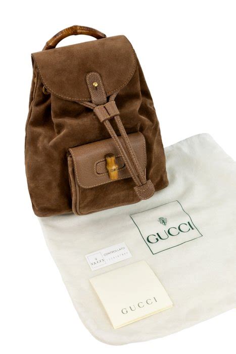 Gucci Bamboo Top Handle Backpack Catawiki