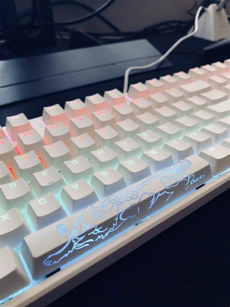 122pcs Sunset Gradient Theme Keycap Set Gradient Color Light