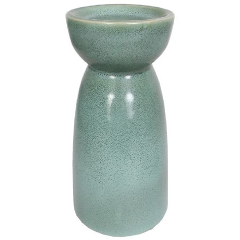 8 Sage Ceramic Pillar Candleholder Wilford Lee Home Accents