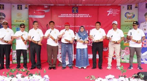 Penjagub Ismail Buka Legal Expo Tahun 2023 Kemenkum HAM Gorontalo