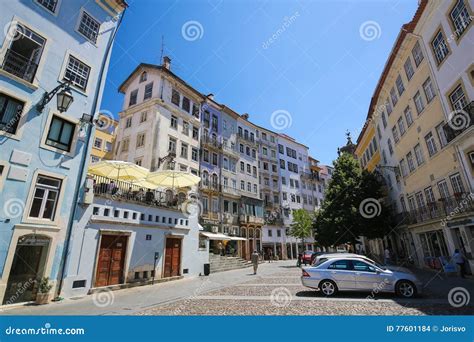 Centro Hist Rico De Coimbra Portugal Imagem De Stock Editorial