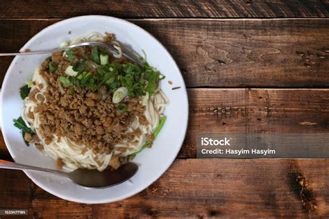 Mie Pangsit Is The Name Of A Typical Indonesian Food Stock Photo - Download Image Now - iStock