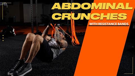 Abdominals How To Do Crunches With Resistance Bands YouTube