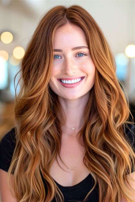 This Hairstyle Blends Auburns Depth With Copper Highlights For A