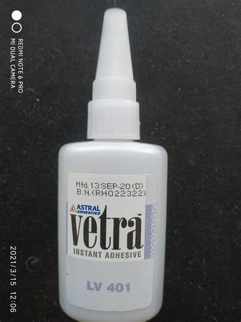 Vetra Lv 401 Instant Adhesive At Rs 102 Piece Cyanoacrylate Adhesive