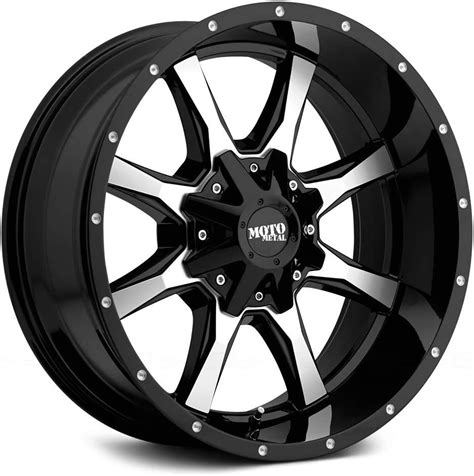 Moto Metal Mo970 20x10 6x1356x55 24mm Blackmachined