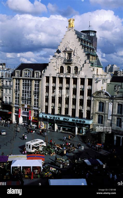 France Nord Lille Famous Building From The Newspaper La Voix Du Nord