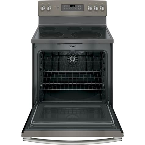 Ge 30 In Glass Top 5 Elements 53 Cu Ft Self Cleaning Convection Oven Freestanding Electric