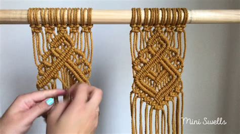 Macram Tutorial A Fun Macrame Pattern Youtube