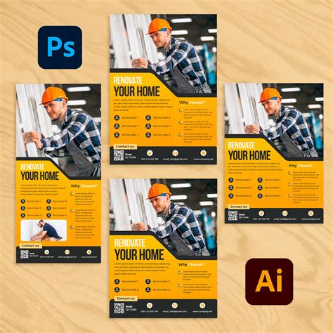 4 Flyer Templates (4 Sizes) - Photoshop/Ilustrator - BSDM MARKETING ...