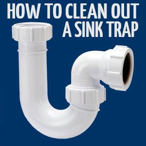 how to clean a pea trap