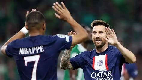 Psg Kylian Mbappé Lionel Messi Et Marco Verratti Absents De L