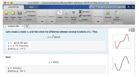 Live Scripts In Matlab — Matlab Number One