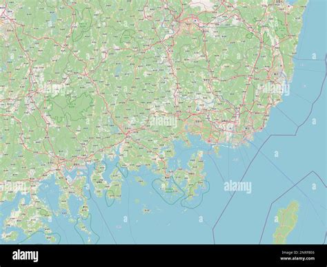 Gyeongsangnam-do, province of South Korea. Open Street Map Stock Photo - Alamy