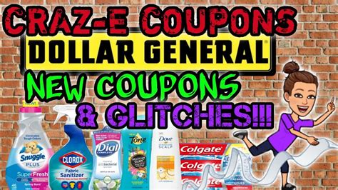 🤑new Glitches And Coupons🤑dollar General Couponing This Week 103 109🤑