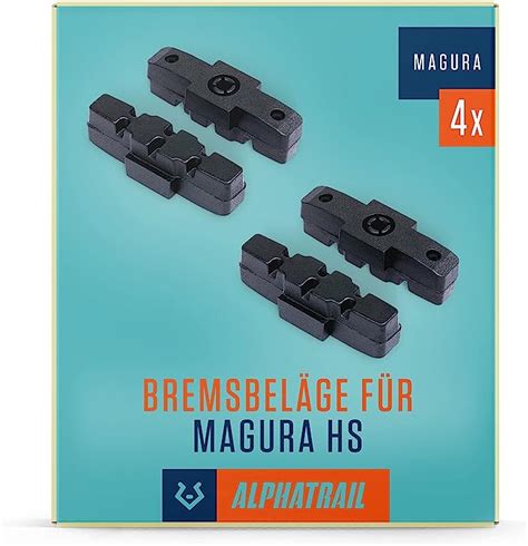 Alphatrail Brake Pads I 2 Pairs 50mm I For Magura HS Brakes I High