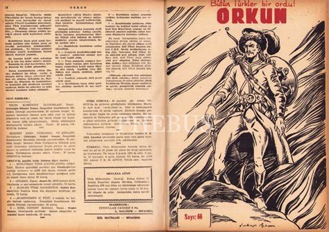 Orkun Dergisi Say Aras Ciltli Halde Cilt S Rt Yorgun Haliyle