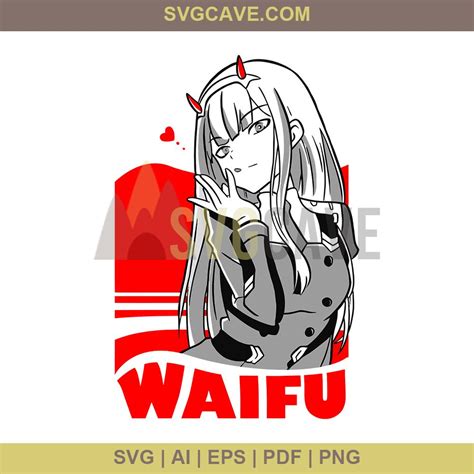 Anime Waifu Vector Design Vector Design Anime Sign Poster