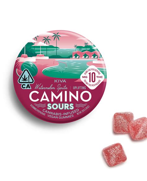 Camino Watermelon Spritz Sour Gummies Sativa Golden We